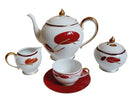 Servizio da caffè in porcellana di Limoges