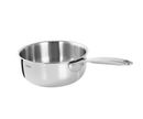 Casseruola in acciaio cm 16 con coperchio