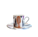 Set tazzine caffè in porcellana Ken Scott