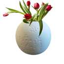 Vaso bianco in porcellana