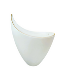 Vaso in porcellana bianco