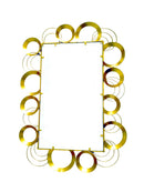 Specchio da parete bordo oro