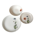 Servizio piatti decoro papaveri