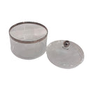 Biscottiera in vetro soffiato