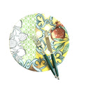 Servizio posate manico verde