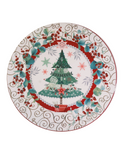 Alzata natalizia in porcellana