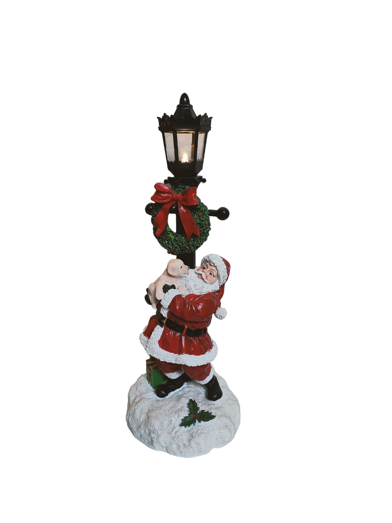 Babbo Natale con lampione