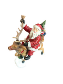 Babbo Natale su renna