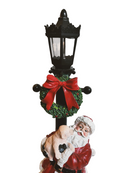 Babbo Natale con lampione