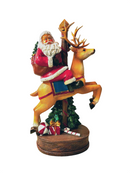 Babbo Natale su renna