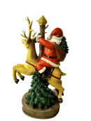 Babbo Natale su renna