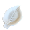 Ciotola foglia bianca