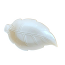 Ciotola foglia bianca