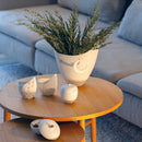 Vaso in porcellana bianco