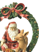 Ghirlanda con Babbo Natale