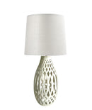 Lampada in ceramica bianca