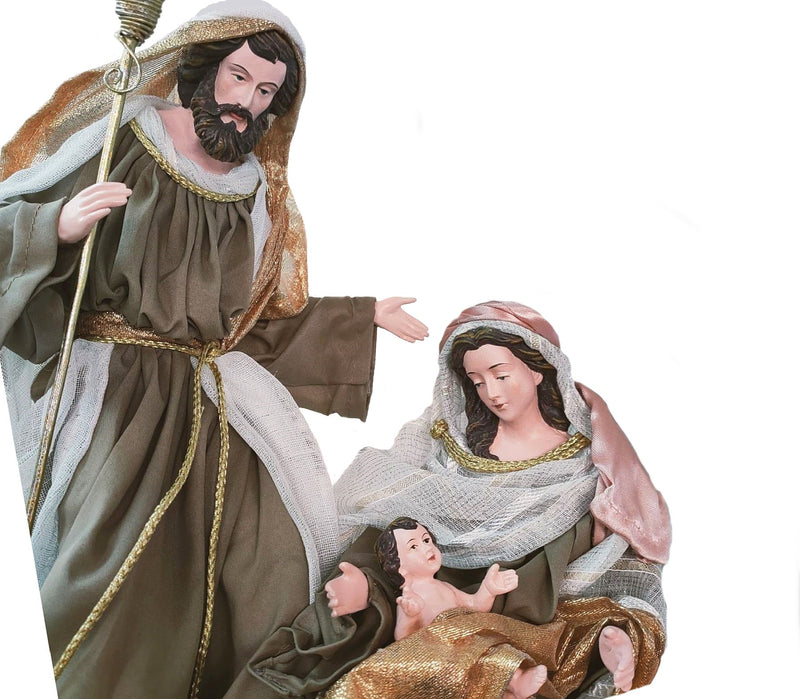 Natività in tessuto avorio