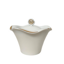 Zuccheriera bianco e oro