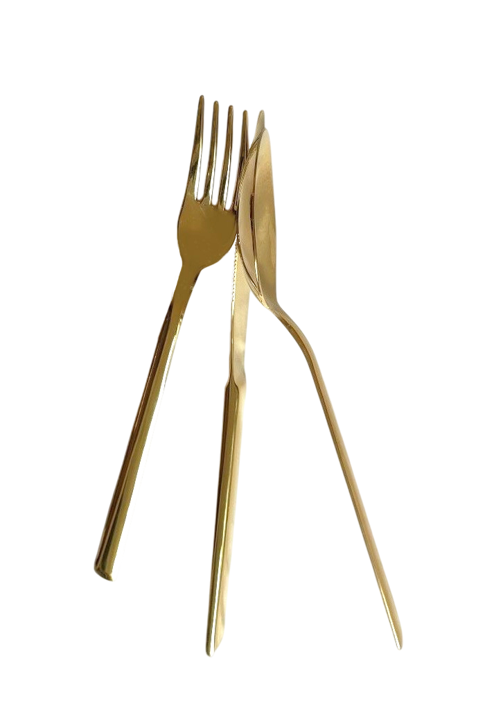 Servizio posate oro