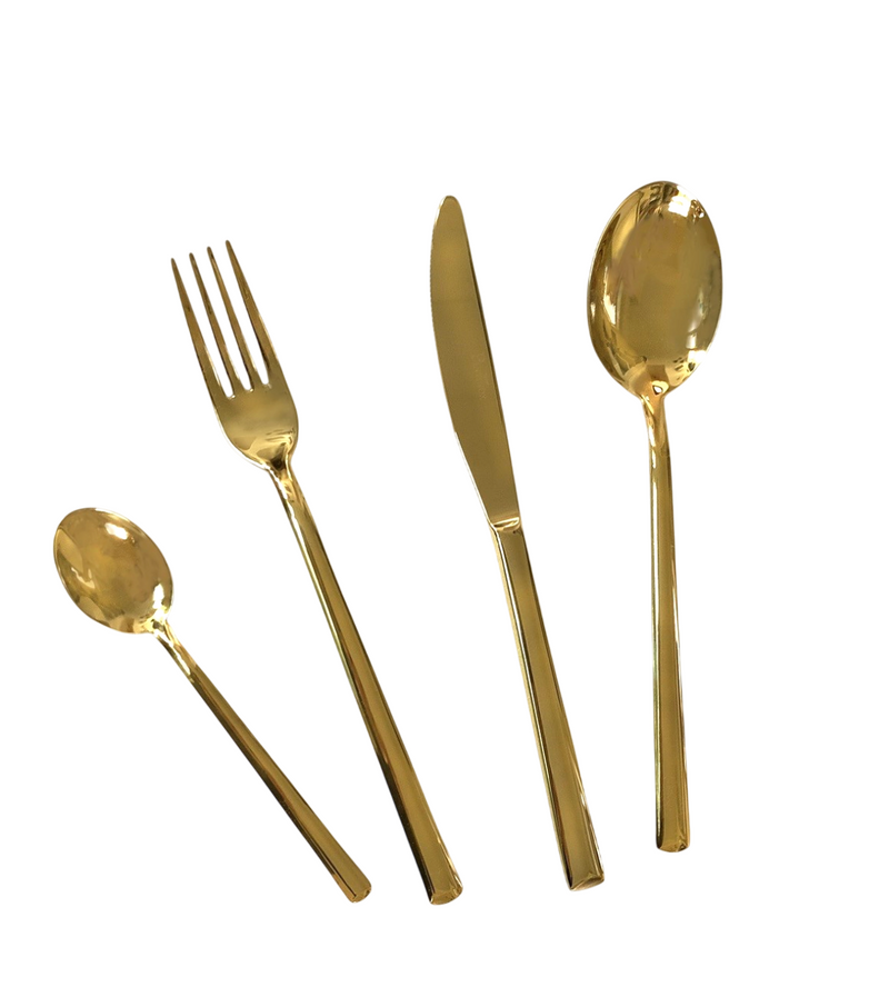 Servizio posate oro