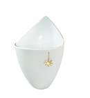 Vaso in porcellana bianco