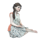 Statuina in porcellana artistica