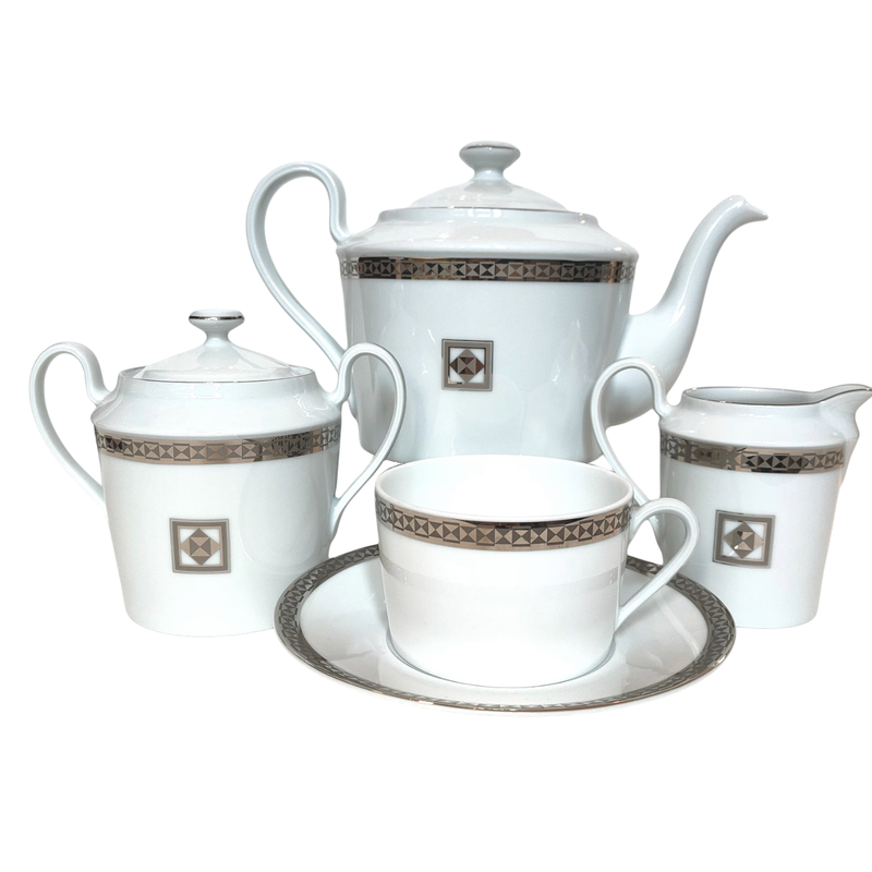 Servizio da tè in porcellana di Limoges