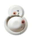 Servizio piatti decoro papaveri