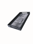 Vassoio in legno dipinto