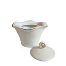 Zuccheriera bianco e oro