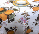 Tovaglia limoni in lino