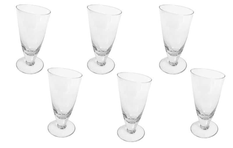 Set 12 bicchieri flutes in cristallo