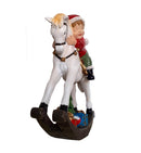 Cavallo a dondolo natalizio