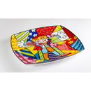 porcelain centerpiece designed by Romero Britto