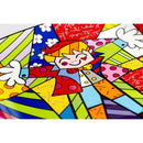 porcelain centerpiece designed by Romero Britto