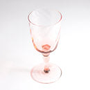 6 pieces set of colored blown glass glasses