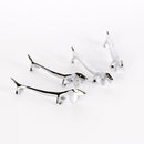 poggia posate in nichel cromato set 4 pezzi disegnati da Jan Philippi