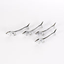 poggia posate in nichel cromato set 4 pezzi disegnati da Jan Philippi