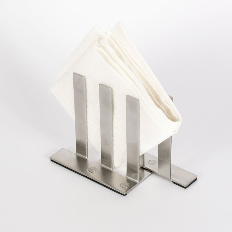 folding stainless steel napkin holder