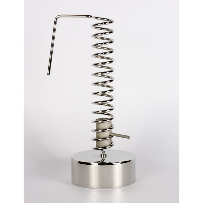 palladium coated stainless steel candle holder