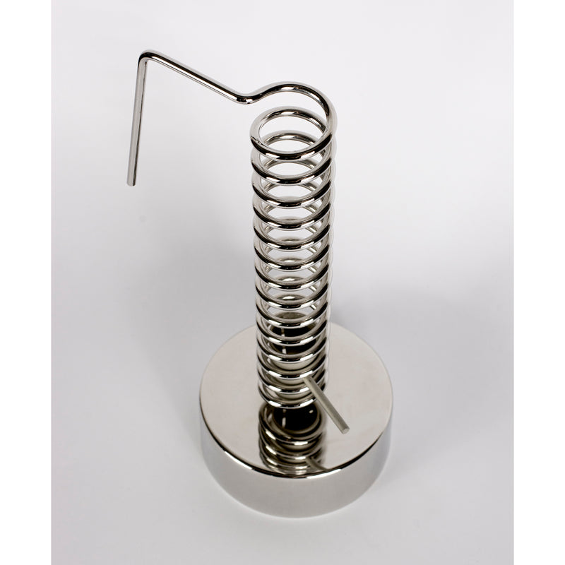 palladium coated stainless steel candle holder