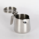 caffettiera con coperchio in acciaio 150 ml