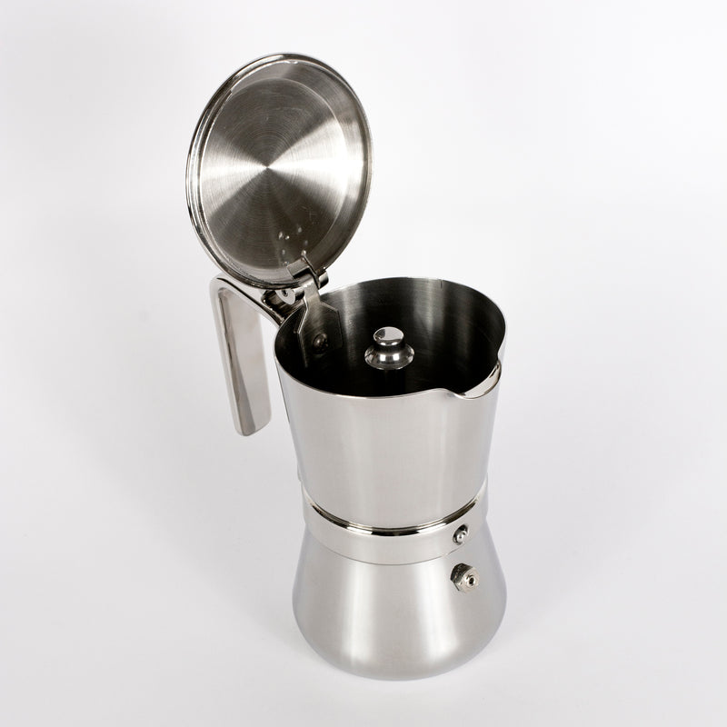 Tredoni Cafetière Cezve 1 L - Cafetière Ibrik en acier inoxydable (1 Tredoni Cafetière Cezve 1 L - Cafetière Ibrik en acier inoxydable (1
