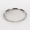glass coaster in lowrelief worked stainless steel 6 pieces set