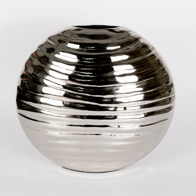 small metal vase
