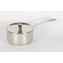 casseruola in acciaio con coperchio diametro 16 cm