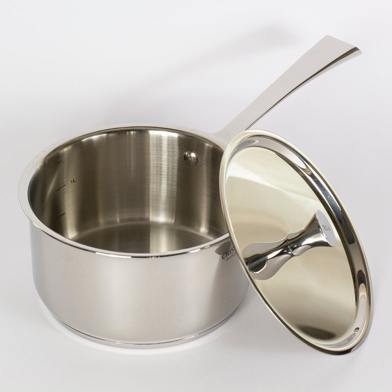 steel saucepan with lid diameter 16 cm