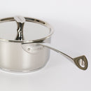 casseruola in acciaio con coperchio diametro 16 cm