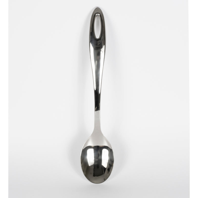 large stainless steel spoon