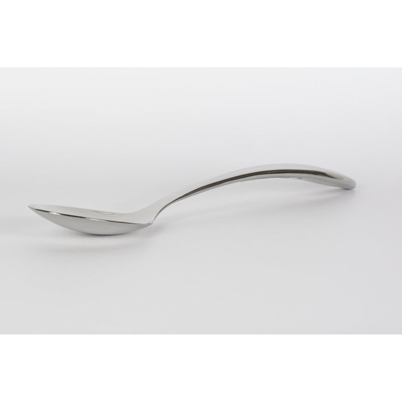 large stainless steel spoon